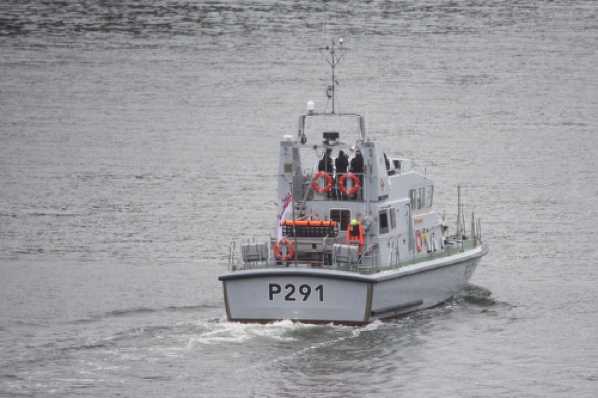 17 March 2020 - 09-24-01 
University squadron river patrol vessel HMS Puncher has been in and out a few times this week. Frequently joined by.........
--------------
Archer class HMS Ranger